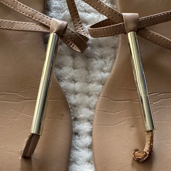👡 A New Day Nude Sandals – Women’s Size 6.5 – Gold Detail - Picture 5 of 9